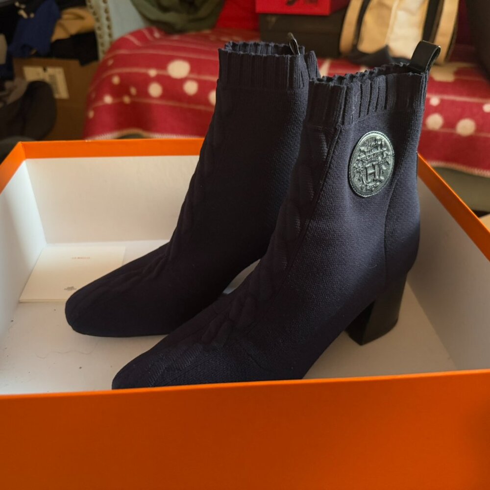 Hermès Volver 60 Mid-Calf Sock Boots